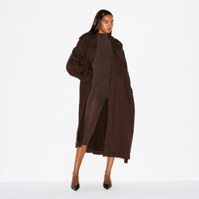 POJKVÄN FLEECE OVERSIZED TRENCHCOAT POJKVÄN FLEECE OVERSIZED TRENCHCOAT