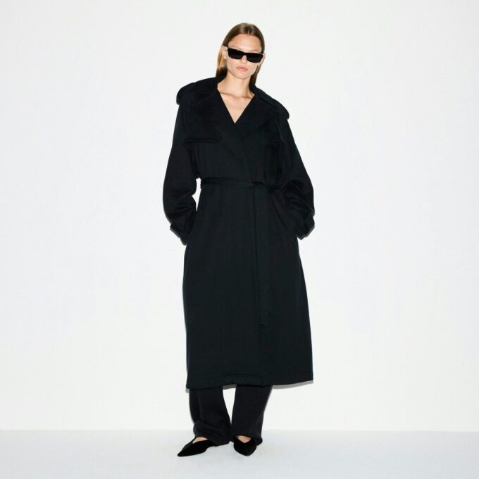 POJKVÄN FLEECE OVERSIZED TRENCHCOAT POJKVÄN FLEECE OVERSIZED TRENCHCOAT