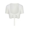 SET MED LUDDIG STICKNING, CROP TOPP OCH SHORTS SET MED LUDDIG STICKNING, CROP TOPP OCH SHORTS