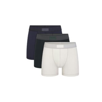SKIMS BOMULL HERR 7,5 cm BOXERKALSONGER 3-PACK