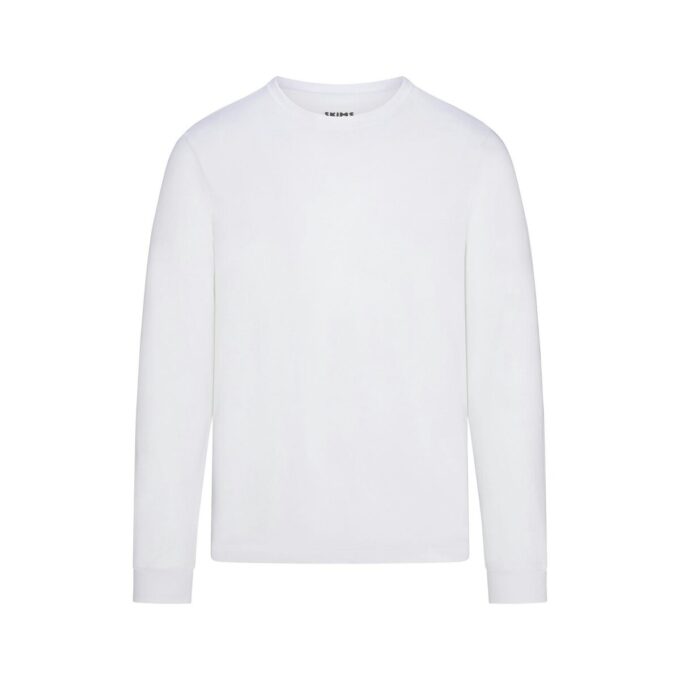 SKIMS BOMULL HERR KLASSISK LÅNGÄRMAD T-SHIRT