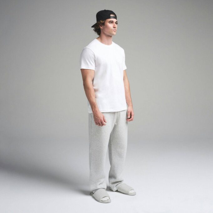 SKIMS BOMULL HERR KLASSISK T-SHIRT