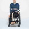 SKIMS FÖR TEAM USA SIGNATURE SWIM PARALYMPISK LÅNGÄRMAD BOKAD T-SHIRT
