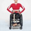 SKIMS FÖR TEAM USA SIGNATURE SWIM PARALYMPISK LÅNGÄRMAD BOKAD T-SHIRT