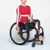 SKIMS FÖR TEAM USA SIGNATURE SWIM PARALYMPISK LÅNGÄRMAD BOKAD T-SHIRT