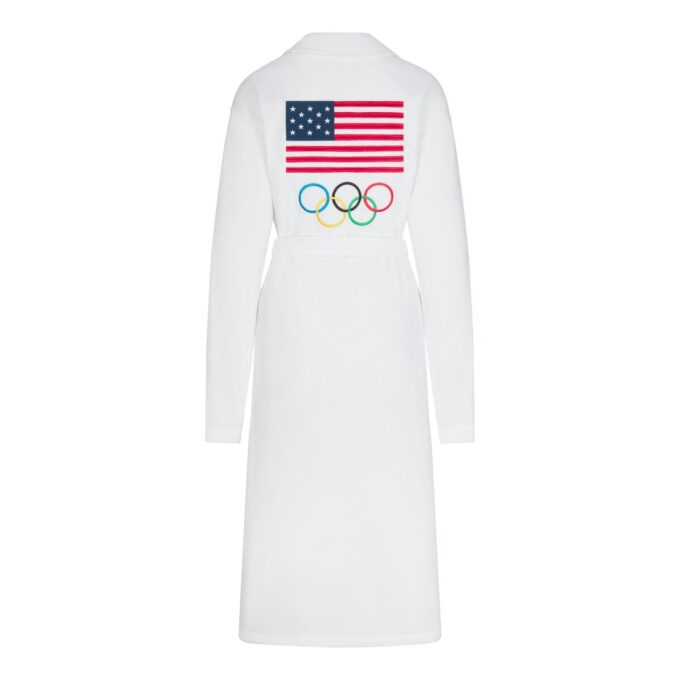SKIMS FÖR TEAM USA TERRY OLYMPIC UNISEX MORGONDRÄKT SKIMS FÖR TEAM USA TERRY OLYMPIC UNISEX MORGONDRÄKT