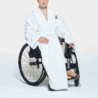 SKIMS FÖR TEAM USA TERRY PARALYMPISK UNISEX-MÖRKET SKIMS FÖR TEAM USA TERRY PARALYMPISK UNISEX-MÖRKET