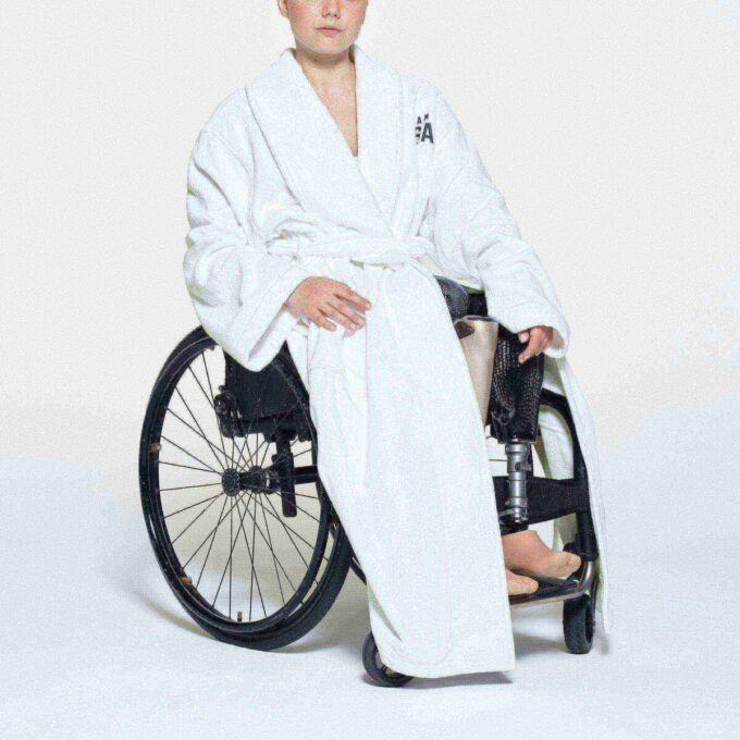 SKIMS FÖR TEAM USA TERRY PARALYMPISK UNISEX-MÖRKET SKIMS FÖR TEAM USA TERRY PARALYMPISK UNISEX-MÖRKET