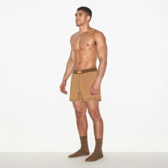 SKIMS HERRBOXERS I BOMULL STICKAD 3-PACK