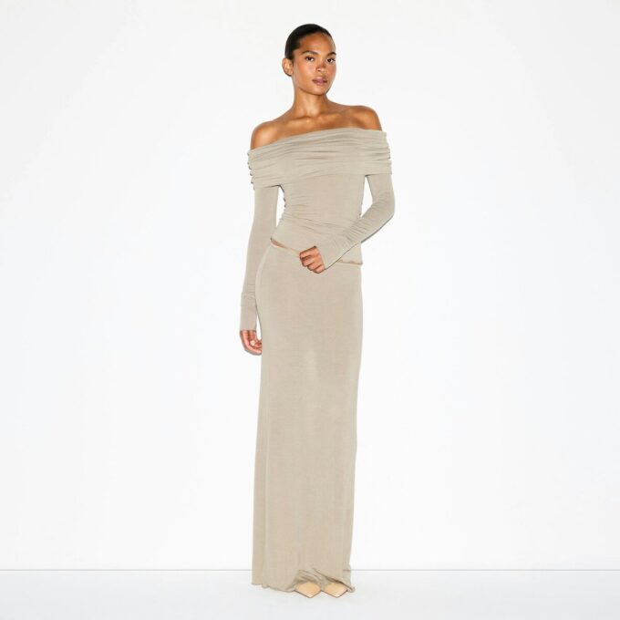 SKIN MODAL OFF THE SHOULDER-TOPP SKIN MODAL OFF THE SHOULDER-TOPP