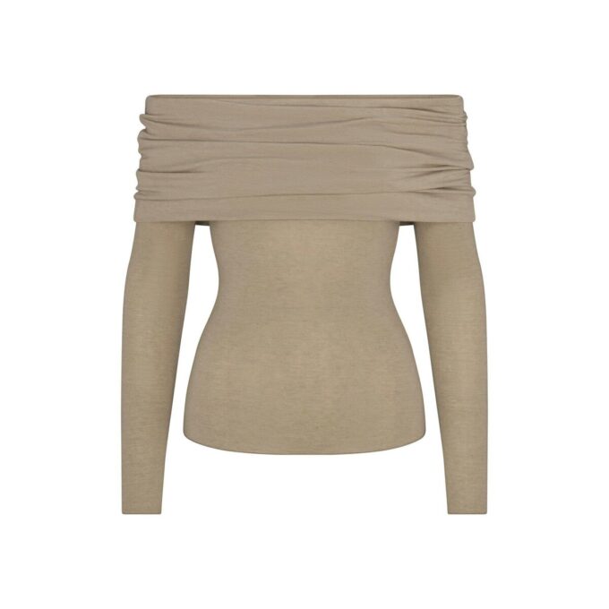 SKIN MODAL OFF THE SHOULDER-TOPP SKIN MODAL OFF THE SHOULDER-TOPP