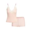 SKINKT RIBBATT SET MED SHORT I SPETSMÖRKE OCH LÖFTE SKINKT RIBBATT SET MED SHORT I SPETSMÖRKE OCH LÖFTE