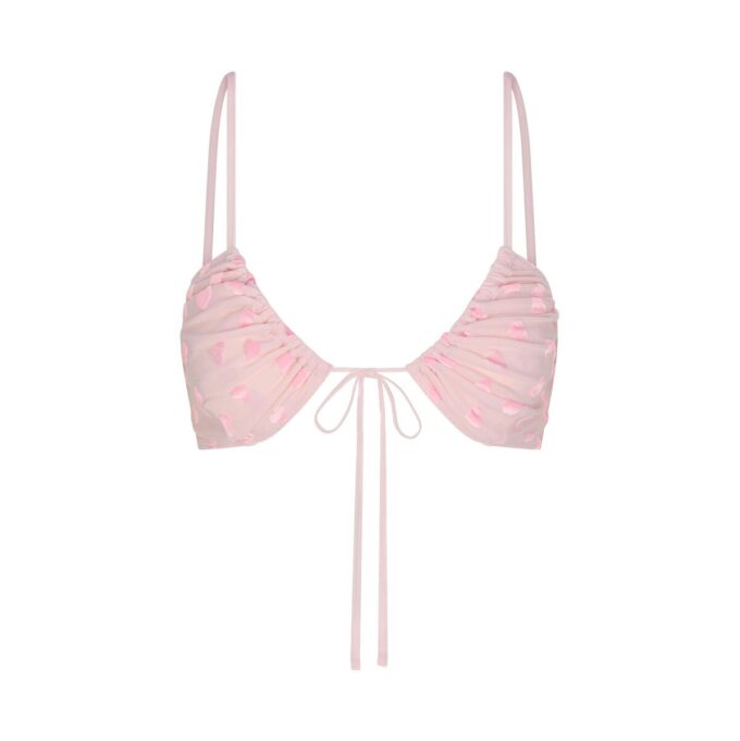 SKINLIG SAMMETSBRALETTE MED KNYTNING FRAM SKINLIG SAMMETSBRALETTE MED KNYTNING FRAM