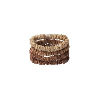 SLIP X SKIMS PURE SILK SKINNY SCRUNCHIES 4-PACK