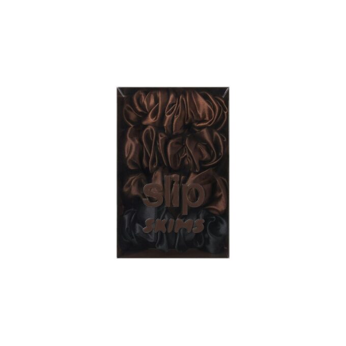 SLIP X SKIMS PURE SILK STORA SCRUNCHIES 4-PACK SLIP X SKIMS PURE SILK STORA SCRUNCHIES 4-PACK