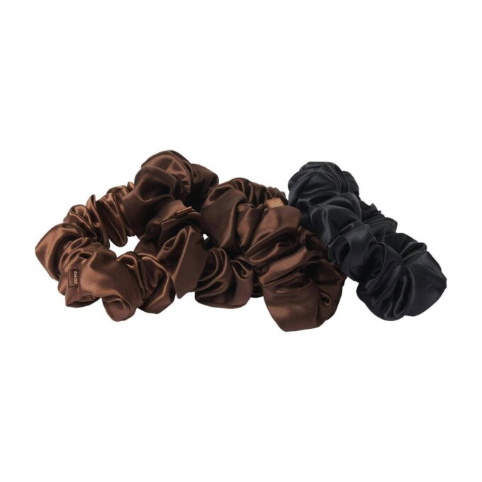 SLIP X SKIMS PURE SILK STORA SCRUNCHIES 4-PACK SLIP X SKIMS PURE SILK STORA SCRUNCHIES 4-PACK