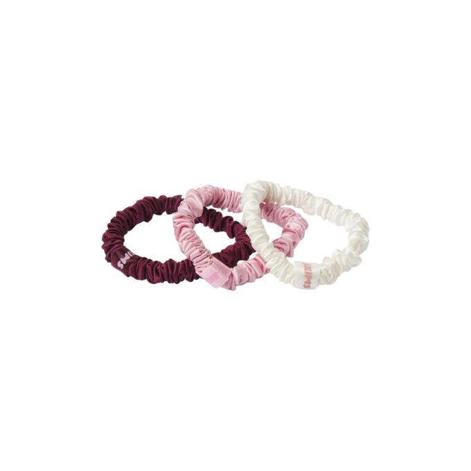 SLIP X SKIMS REN SILK SKINNY SCRUNCHIES 3-PACK SLIP X SKIMS REN SILK SKINNY SCRUNCHIES 3-PACK