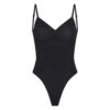 SÖMLÖS SKULPT LÅG RYGG THONG-BODY SÖMLÖS SKULPT LÅG RYGG THONG-BODY