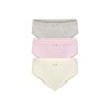 SÖMLÖSA JUNIORS BIKINI MED SPETSER I BOMULL, 3-PACK