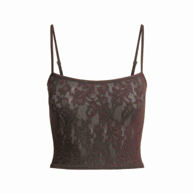 STICKAD SPETSBESKRIVEN CAMI STICKAD SPETSBESKRIVEN CAMI