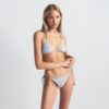 STRICKAD TRIANGELBRALETTE MED STRASS