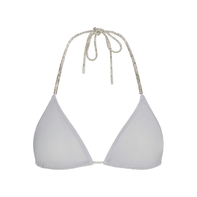 STRICKAD TRIANGELBRALETTE MED STRASS