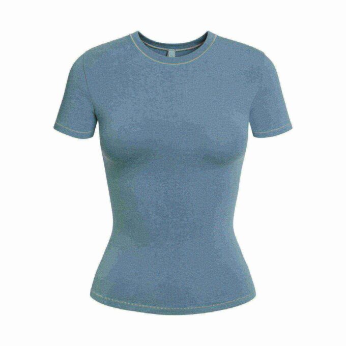 T-SHIRT I BOMULLSRÖJA