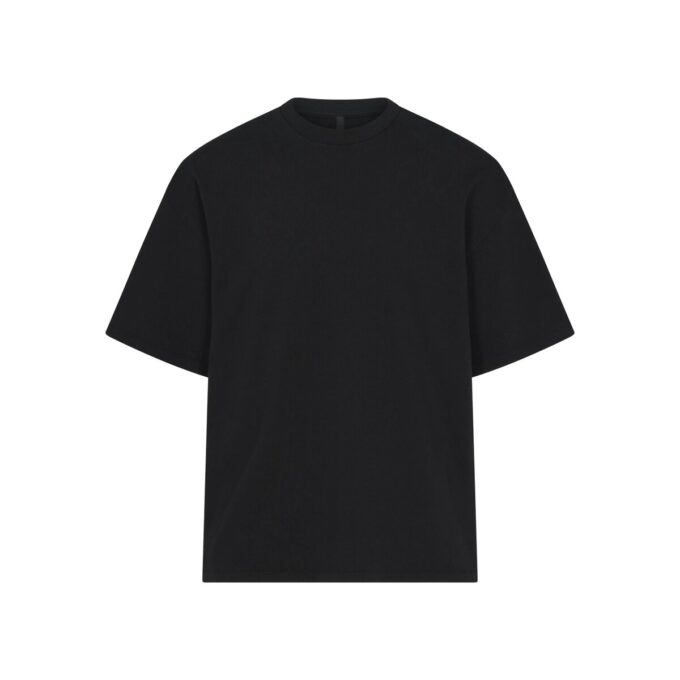 T-SHIRT I KRAFTIGT BOMULL MED ÖVERSIZES