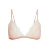TRANSPARENT RIBBATT SPETSRINGAD TRIANGELBRALETTE