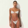 TRANSPARENT RIBBATT TRIANGELBRALETT
