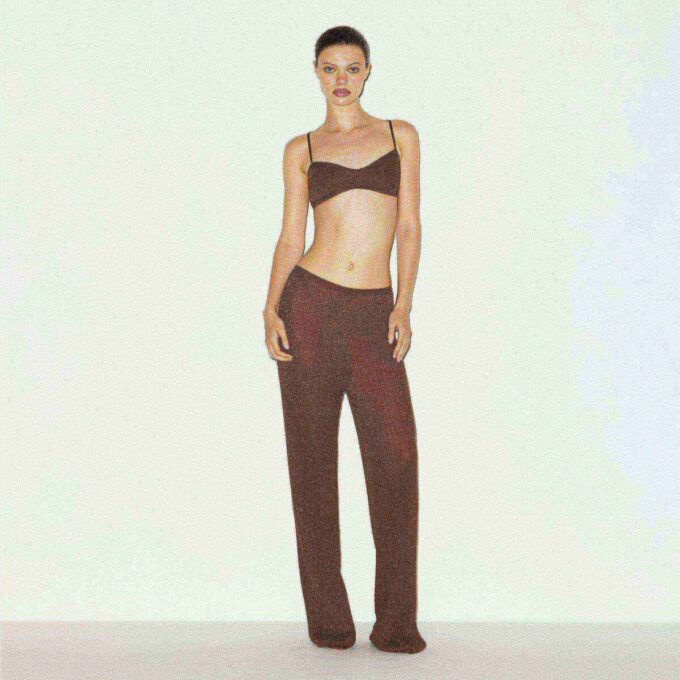 Tunn stickad bralette Tunn stickad bralette