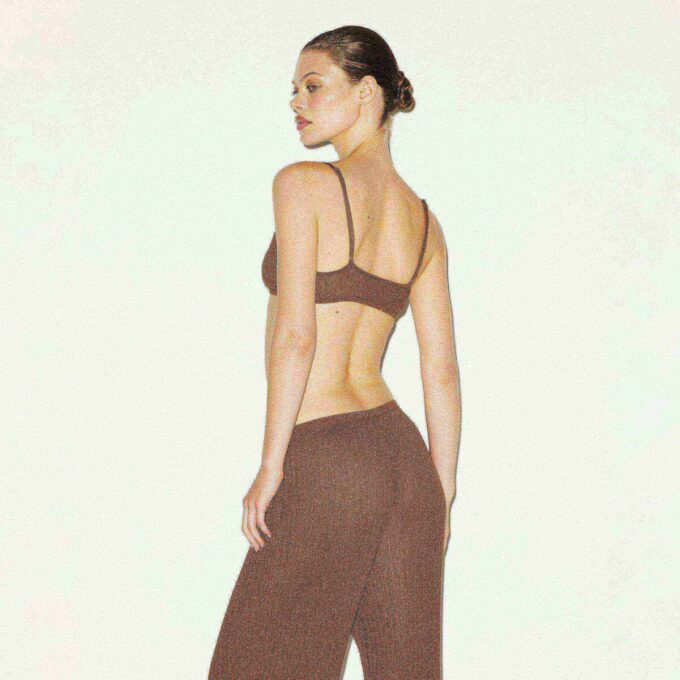 Tunn stickad bralette Tunn stickad bralette