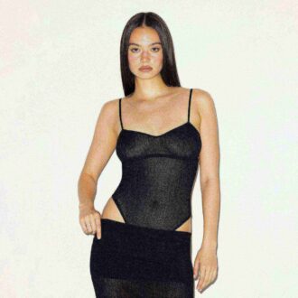 Tunn stickad cami-body Tunn stickad cami-body
