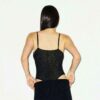 Tunn stickad cami-body