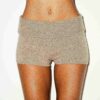 ULL- OCH KASHMERISKORTA MED VIKBARA SHORTS