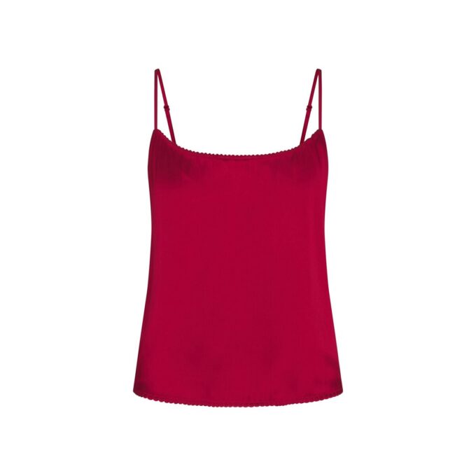 VÄVD GLANSIG CAMI OCH KORT SÖTSET