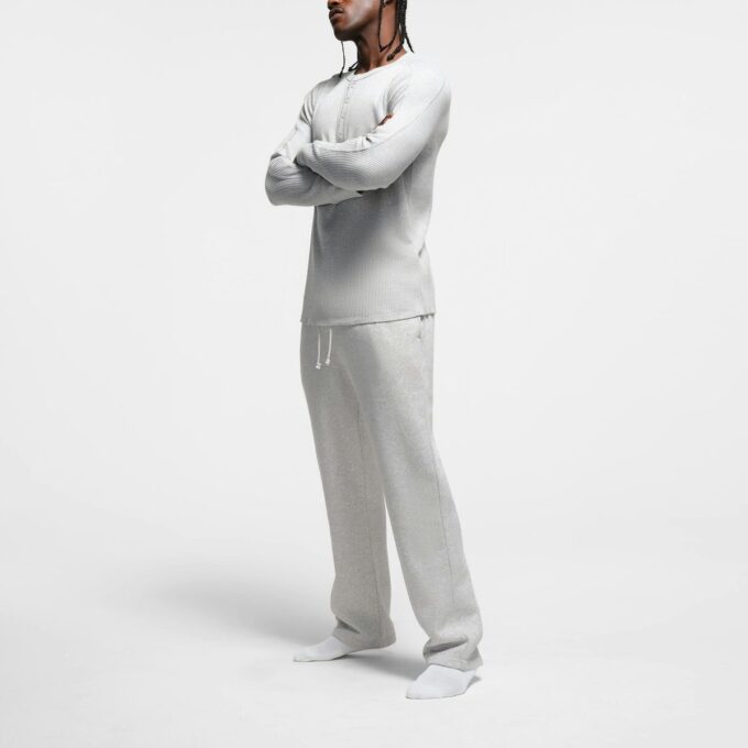 WAFFLE HERR SLIM LÅNGÄRMAD HENLEY