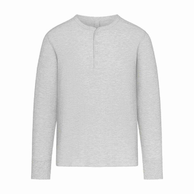 WAFFLE HERR SLIM LÅNGÄRMAD HENLEY